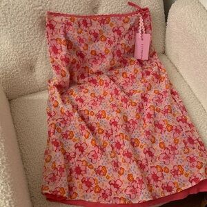 Floral Pink Skirt